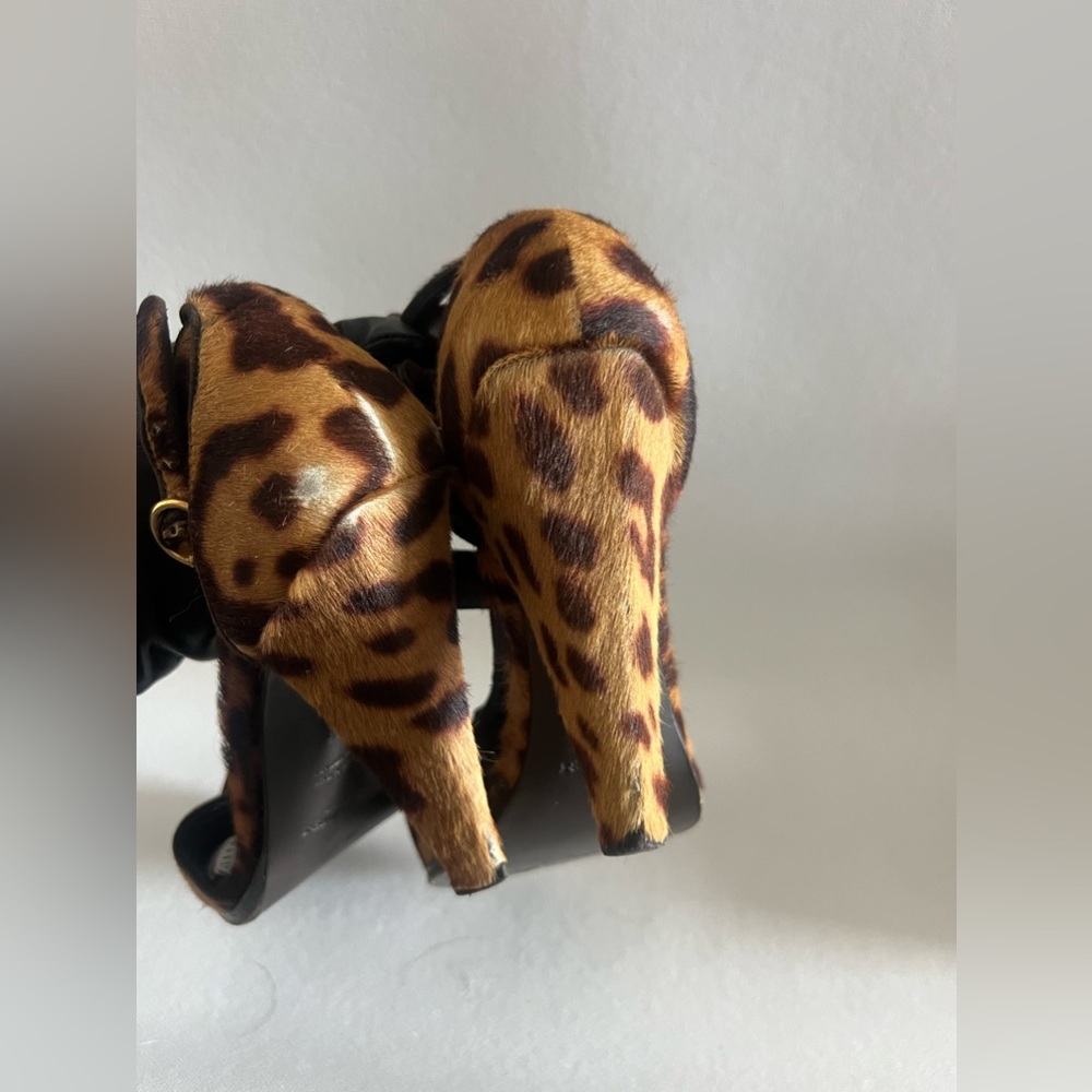 YSL Cheetah Calf Hair Heels - Picture 4 of 8